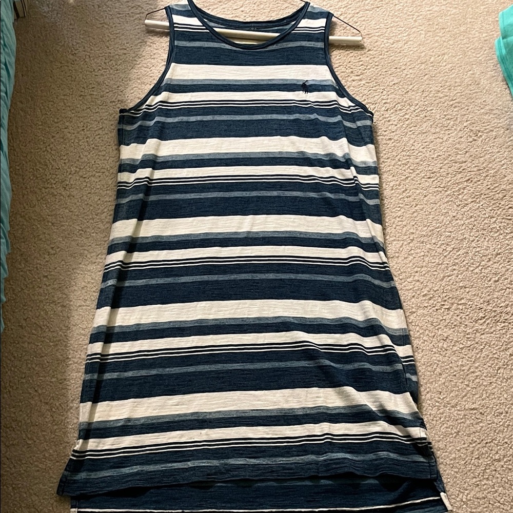Polo striped sleeveless dress